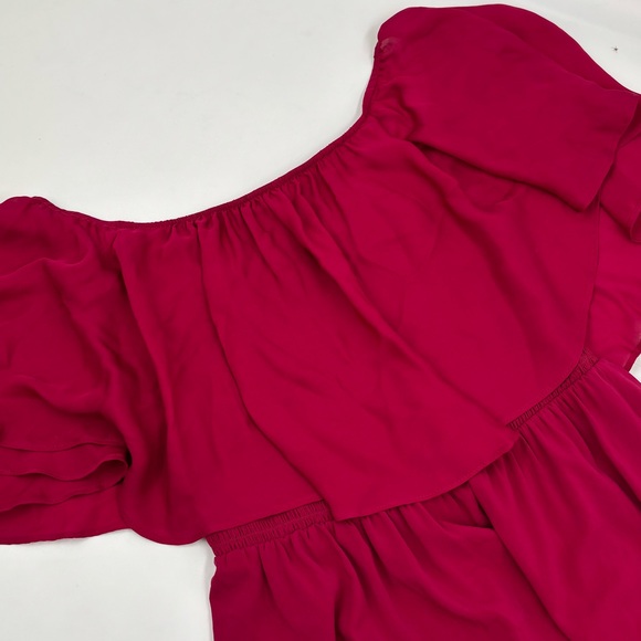 NWT Alice + Olivia Women's 8 Pink A-Line‎ Knee-Length Dress